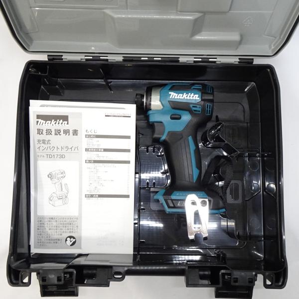 【新品】makita マキタ 18V 充電式インパクトドライバー TD173D  ブルー　青 純正品...