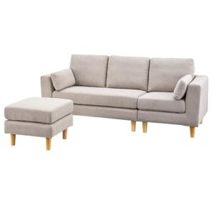 トルエソファ　　SS-122BE　W190×D80/134×H82×SH41cm