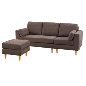 トルエソファ　　SS-122BR　W190×D80/134×H82×SH41cm