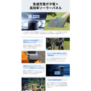 防災 ポータブル電源 ソーラーパネル セット ...の詳細画像2
