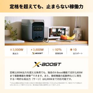 ポータブル電源 大容量 DELTA 3 Max...の詳細画像3