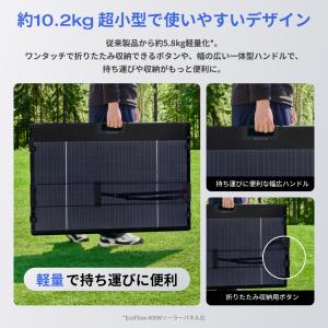 新発売 EcoFlow 400W 軽量両面ソー...の詳細画像3