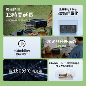 防災 EcoFlow ポータブル電源 ソーラー...の詳細画像3