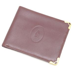 MUST DE CARTIER Cartier カルティエ マストライン 二つ折り財布 財布