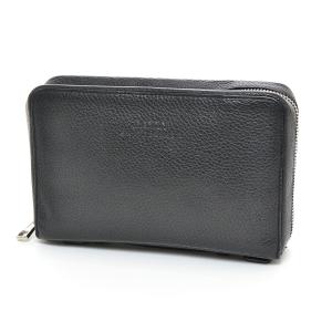 Bally（バリー） 極美品▽BALLY レザー ロゴ刻印 ラウンドジップ