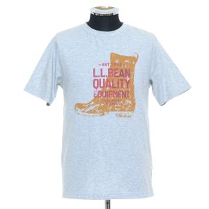 L.L.Bean エルエルビーン Tシャツ サイズS メンズ ライトグレー｜ecoikawadani