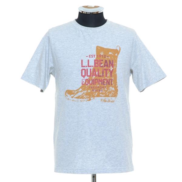 L.L.Bean エルエルビーン Tシャツ サイズS メンズ ライトグレー