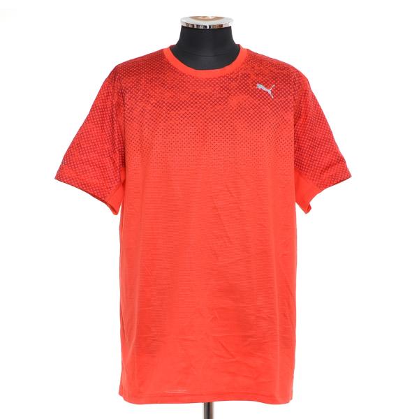 〇472303 PUMA プーマ ○Tシャツ 半袖 プラクティス ランニング サイズL メンズ オレ...