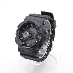 G-SHOCK CASIO カシオ デジアナ腕時計 GA-110 メンズ ブラック｜ecoikawadani