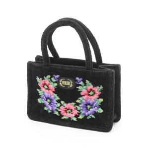 TOFF&LOADSTONE / トートバッグ/レザー/ブラック/マジェスティポット/へり玉/フルジップ TOFF&LOADSTONE◇トートバッグ/レザー/ブラック/マジェスティポット