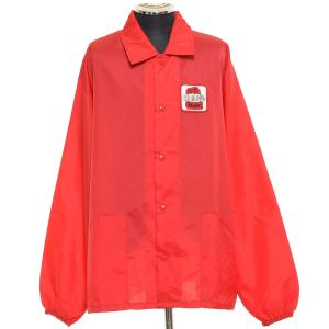 ●477043 ●コーチジャケット ナイロン Campboree 80s ヴィンテージ メンズ USA製 レッド