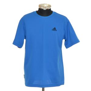 〇480846 adidas アディダス ○プラクティスシャツ 半袖 Tシャツ サイズM メンズ ブルー｜ecoikawadani