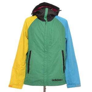 〇484440 adidas アディダス ○ナイロンパーカー ジャケット ウインドブレーカー サイズM メンズ マルチカラー｜ecoikawadani