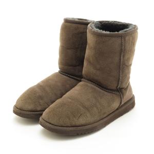 □533267 UGG Australia アグ オーストラリア ○ムートンブーツ サイズ6（23.0cm相応） レディース モカブラウン