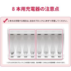 充電池 充電器 USB 急速充電器 単3形 単...の詳細画像5