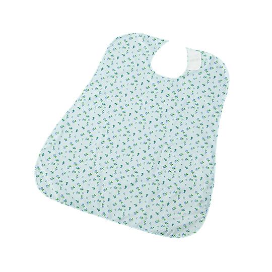 さわやか食事用エプロン つぼみ ブルー　