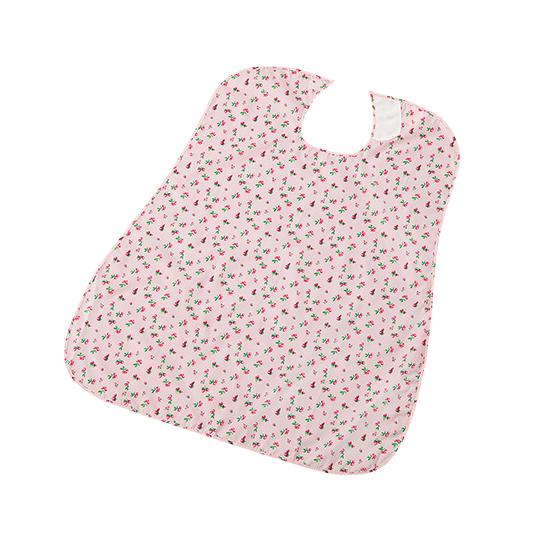 さわやか食事用エプロン つぼみ ピンク　