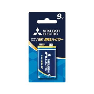 【法人様限定　まとめ買い】 三菱　 アルカリ乾電池・9V　 10個セット　 6LR61EXR/1BP...