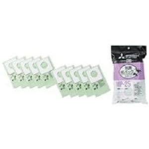 三菱 掃除機補充用抗菌紙パックフィルター 1パック(10枚入)　 MP-25