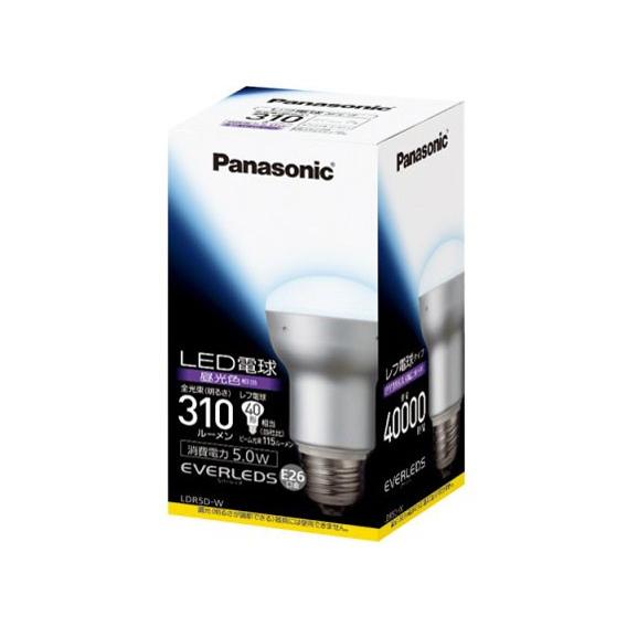パナソニック　LED電球　レフ電球タイプ　40形相当　E26口金　LDR5D-W