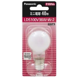 Panasonic パナソニック ミニ電球 ホワイト 40形（40W形） E17