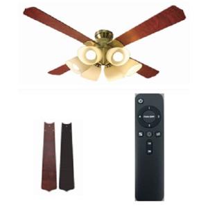 東京メタル工業　シーリングファン リモコン式　6灯用　LED電球付（60W形相当　電球色）　 QJ-...