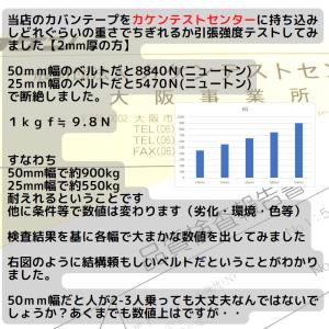 カバンテープ20mm(S)薄手 1.4mm厚 ...の詳細画像5