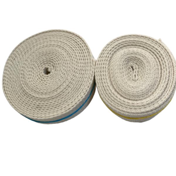 カバンテープ50mm（S）薄手 1.4mm厚 アイボリー3ｍ+2ｍ綿ぽいアクリルテープ風 KTS50...