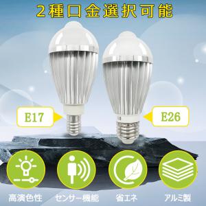 人感センサー電球 E26 E17 40W形 人...の詳細画像1