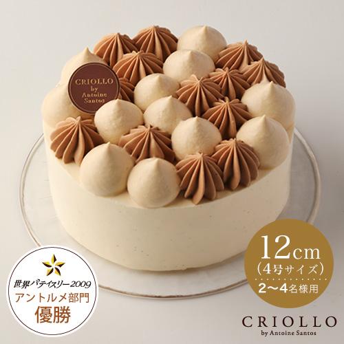 ガイア(バニラムースとキャラメルのケーキ)4号 直径12cm 約2〜4名用 誕生日 バースデー ホー...