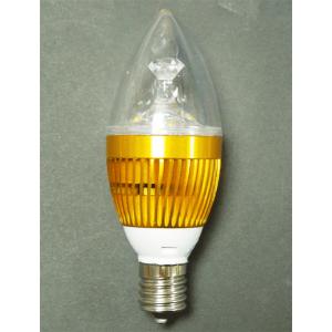 LED電球 E17 金台座 シャンデリア球 消...の詳細画像1