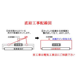 LED蛍光灯 40W形 120cm 防水 軽量...の詳細画像3