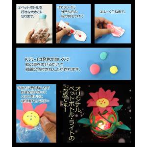 工作キット ペットボトル・ライト(LED紙粘土...の詳細画像2
