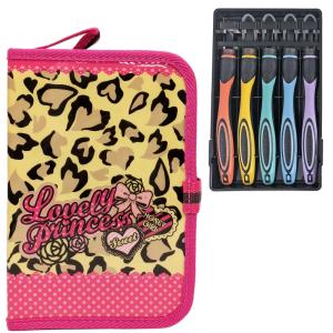 彫刻刀セット　ラブリープリンセス　２WAY GRIP彫刻刀 安全ガード付き　義春刃物　よしはる 小学校 　ネコポス