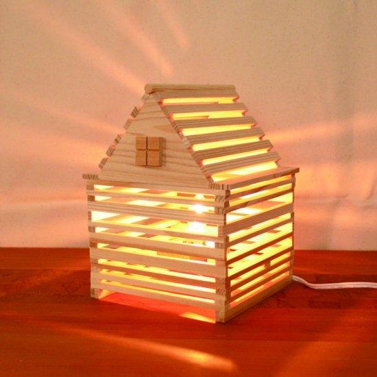 工作キット ランプハウス工作 ナイトライト８W入 あかり工作 夏休み 工作  キット 小学生 自由工...