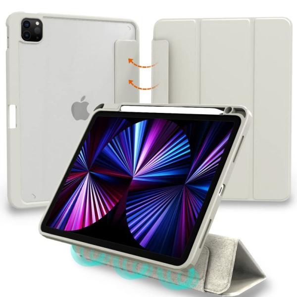 MS factory iPad Pro 11 2021 用 ケース 液晶カバー 取り外し可能 ペンシ...