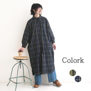 クーポンあり ミニ襟ワンピース レディース 綿1...の商品画像