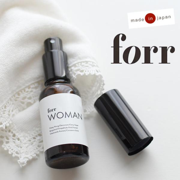 スプレー アロマ オーガニックグレード ACO 天然成分 forr フォー PMS WOMAN ウー...