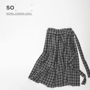 ラップスカート 巻きスカート SO[] 強撚糸...の詳細画像2