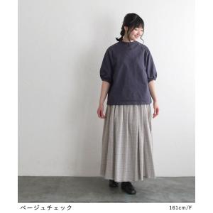 ラップスカート 巻きスカート SO[] 強撚糸...の詳細画像5