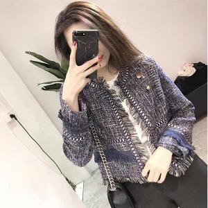 ツイードジャケット レディース ノーカラーの商品一覧 通販 Yahoo ショッピング