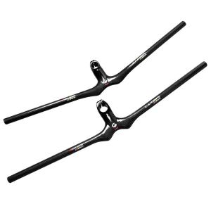 ASIACOMカーボンハンドル フラットバー ステム一体式