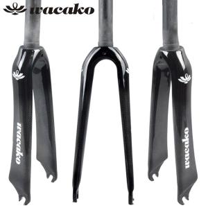 wacako小径車フォーク 折りたたみ自転車フォーク カーボンフォーク