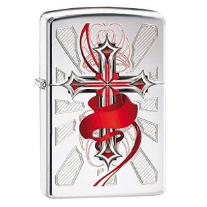 Zippo ジッポー ライター 28526 Cross with Wings USA 純正 アメリカ版製ライター import｜ecoma-store