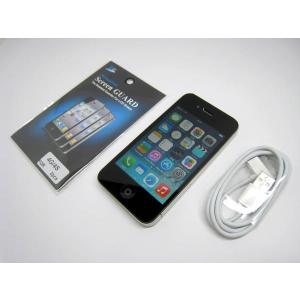 SoftBank iPhone4 16GB ブラック 両面保護フィルム付き｜ecomoshinshimonoseki