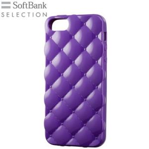 SoftBank SELECTION キルトパターンケース for iPhone 5s/5/SE第一...