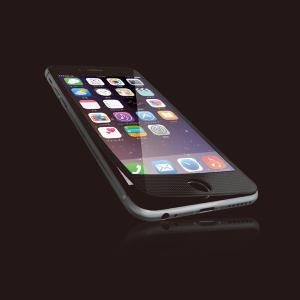 【新品】iPhone 6Plus/6sPlus　5.5用 液晶保護ガラス/フレーム付 ブラック 黒｜ecomoshinshimonoseki