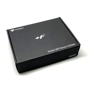 SIMフリー モバイル Wi-Fi ルーター +F マットブラック FS020W 富士ソフト 973｜ecomoshinshimonoseki