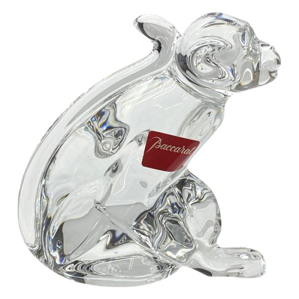バカラ オブジェ 置物 インテリア フィギュリン 干支 サル さる 猿 申 十二支 クリア クリスタ...