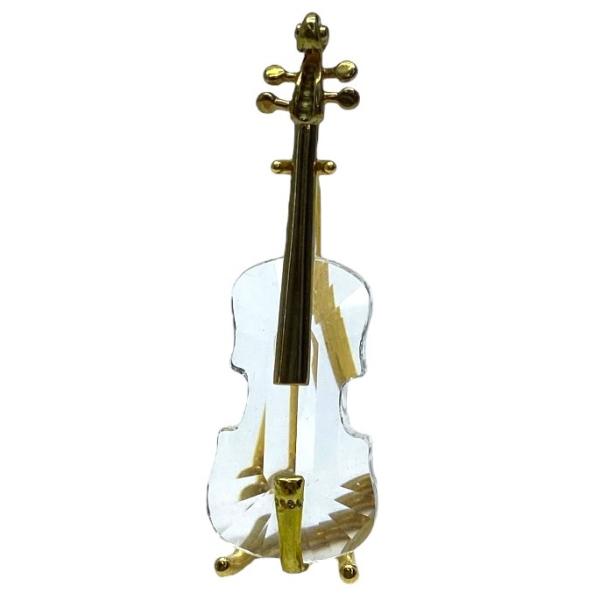 スワロフスキー クリスタルメモリーズ バイオリン オブジェ フィギュリン インテリア 置物 2002...